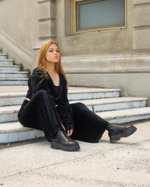 Culottes en plush de algodón